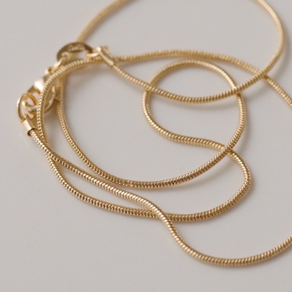 Thin Snake Chain | 18k Gold Filled - Picture 7 of 13